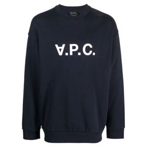 아페쎄  남성 엘리엇 VPC 로고 스웨트셔츠 네이비 COFDX H27836