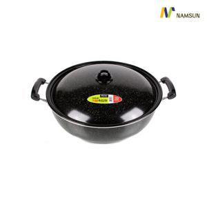 남선 국산 마블 튀김팬 39cm / 양수 튀김냄비 업소용 양수