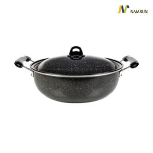 남선 국산 마블 튀김팬 42cm / 양수 튀김냄비 업소용 양수