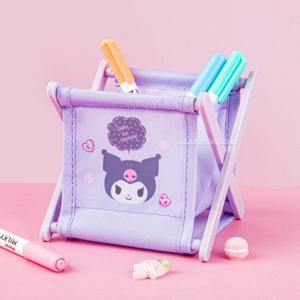 [꼬마스타 ACC]산리오 접이식 필기구 수납함-쿠로미