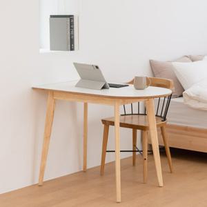 유카리 반타원 유칼립투스 원목 식탁 테이블 1000