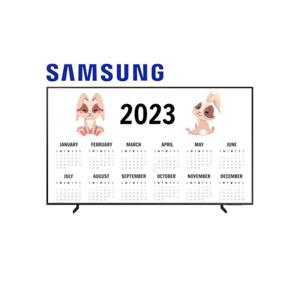 삼성전자 2023년 4K QLED KQ85QC68AFXKR 75인치 (스탠드형) +