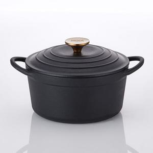 베카 시즈닝 무쇠냄비 20cm 양수