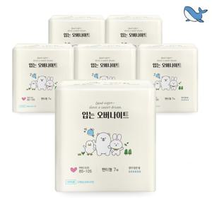 춤추는고래 대용량 입는 오버나이트 팬티형 7P x 6팩 /42매