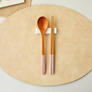 [모던하우스] 내추럴 한입에 쏙 컬러 수저세트 핑크