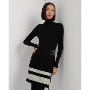 로렌 랄프 로렌 리브 조직 터틀넥 스웨터(WMLRSWES6820277001)