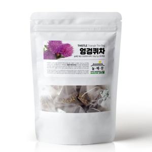 늘해찬 볶은  엉겅퀴차 티백 삼각티백 대용량 50티백