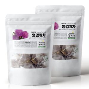 늘해찬 볶은  엉겅퀴차 티백 삼각티백 대용량 100티백