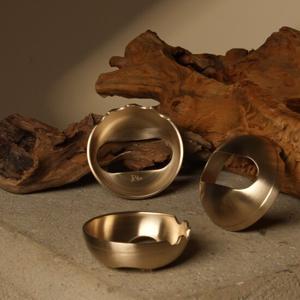 놋담 방짜유기 한손 괄사 마사지기