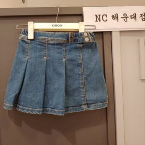 [오후]깜찍 발랄~데님 주름스커트 OHWH23851