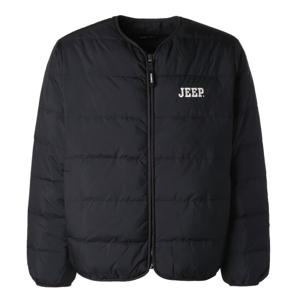 [지프]공용 슬림 블랙 경량 다운 자켓 점퍼 JO4JPU492