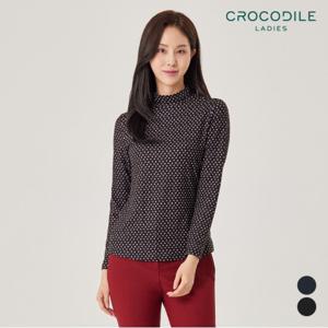 [크로커다일레이디] 발열기능도트패턴티셔츠_CLAWUW904