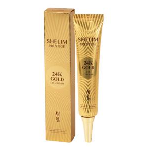 쉬림 24K골드 프레스티지 아이크림 튜브형 40ml /프리미엄 눈가 주름개선 미백 기능성 결개선 탄력