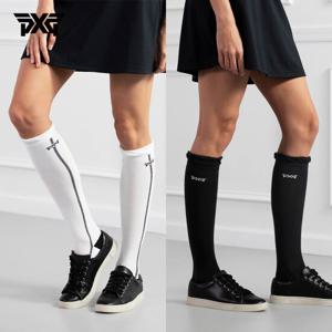 PXG 여성 러플 니삭스 골프양말