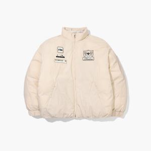 [디아도라 공식] 윈터 피트크루 레이서 구스다운 자켓 BEIGE