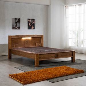 HD현대의료기 115Q V2 퀸 브라운팔보석 돌침대 서랍침대