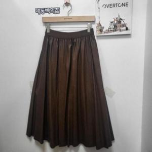 오버톤 DP01 주름레자스커트 KDKG511