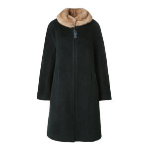 [마담포라]밍크카라알파카하프코트MZ4HC612