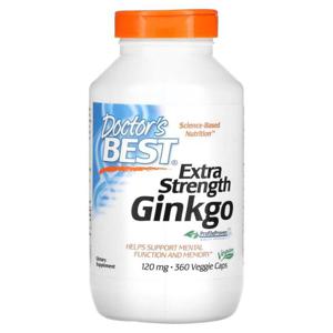 닥터스베스트 엑스트라스트렝스 징코 은행잎추출물 120mg 360정