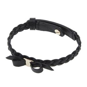 [페라가모] 바라보우 팔찌 76 2501 NERO ORO 0707377