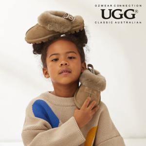 [국내배송]UGG 키즈 코켓 밴딩어그 슬리퍼OB114K-EB 올리브