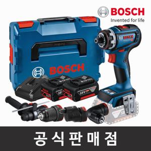 보쉬 정품 GSR 18V-90 FC 플렉시클릭 멀티충전드릴드라이버 세트