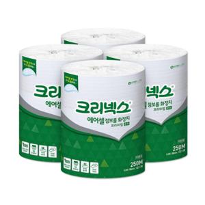[유한킴벌리]크리넥스 에어셀 점보롤 화장지 순수 250m 12롤 4..