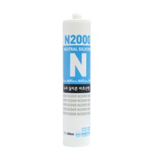 누리켐 비초산 실리콘 N2000 (백색/300ml)