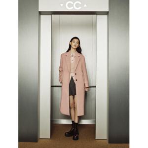[CC콜렉트] 테일러드 롱코트 (C234MSG022)