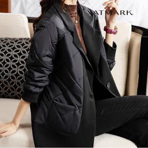 ATMARK (77까지)윈터포멀퀼팅믹스자켓_AA39JK012G