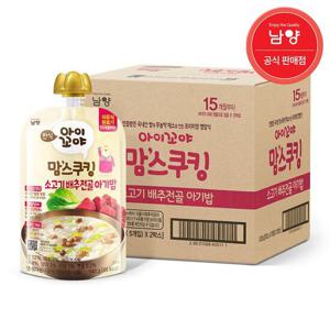 [남양유업]남양 맘스쿠킹 이유식 140gx10개_소고기배추전골(15개월-)