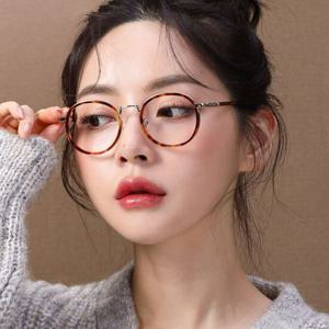 어나더루트 안경테 RHAPSODY C03 솔텍스 호피 동그란안경 뿔테