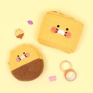 아트박스/퍼니디 카카오프렌즈 춘식이 부클 파우치 2종 세트