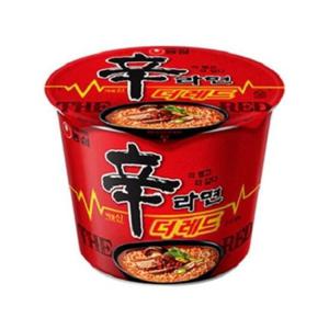 [농심] 농심 신라면 더레드 큰사발 117g 12개
