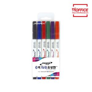 자바 파워 네임펜 6색 세트