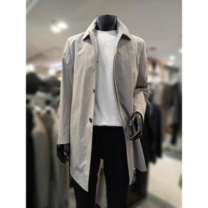 워모 세이브존01 라이트그레이 면혼방트렌치 맥코트 MBLJYJ01