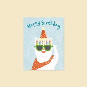 아트박스/캘리엠 캘리그라피 생일카드( YA2305 - CAT HAPPY BIRT
