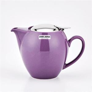 제로재팬 도자기 라운드 티포트 350ml 히아신스 티팟