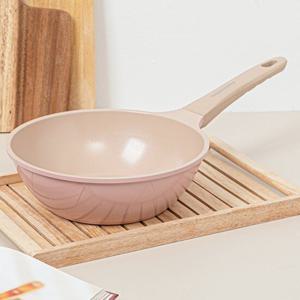 오슬로 인덕션궁중팬 주물웍 중화 볶음팬 튀김냄비 24cm