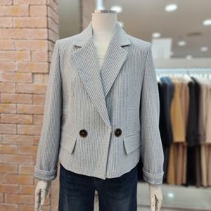 [JJ JIGOTT]JJ지고트 레터링 롤업 배색 숏 재킷 GM3M0JKW3