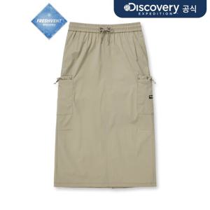 [디스커버리] 여성 경량 파라슈트 카고스커트 (D/BROWN) DWSK91043-BRD