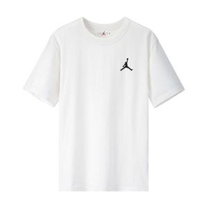 [나이키 주니어]나이키 조던 점프맨 엠브로이드 반팔티 화이트 DC7485-100