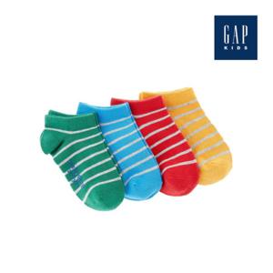 [갭키즈]스트라이프 노 쇼 삭스 4pack(811363-00-9_MUT)