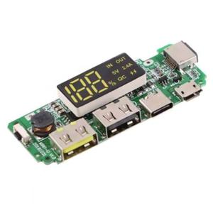 산업용품 티앤디 QC18650 리튬배터리 고속충전 모듈 5V 2.4A