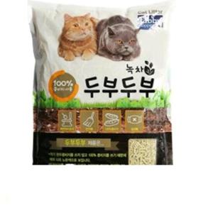 C7_D17 테비 두부두부 7L x6개 녹차 고양이 모래
