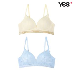 [예스]컴포트 레이스 노와이어 브라 YSWBZA13