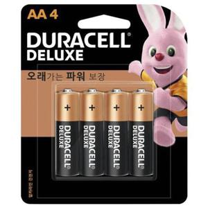 듀라셀 LR6 AA 4P 알카라인 디럭스 건전지 48알