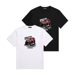 [밴웍스]OFF ROAD 오버핏 반팔 티셔츠 (VS0094)