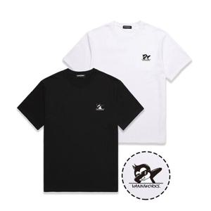 [밴웍스]Penguin 오버핏 반팔 티셔츠 (VS0042)