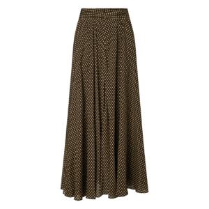라움 여성  시즌오프LF몰단독PHILOSOPHY 브라운 도트 플레어스커트 CWSK3F389W3